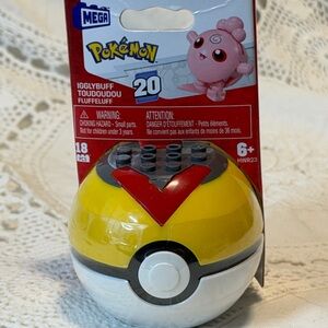 Mega Pokémon Igglybuff Poké Ball Playset - Yellow and White #3